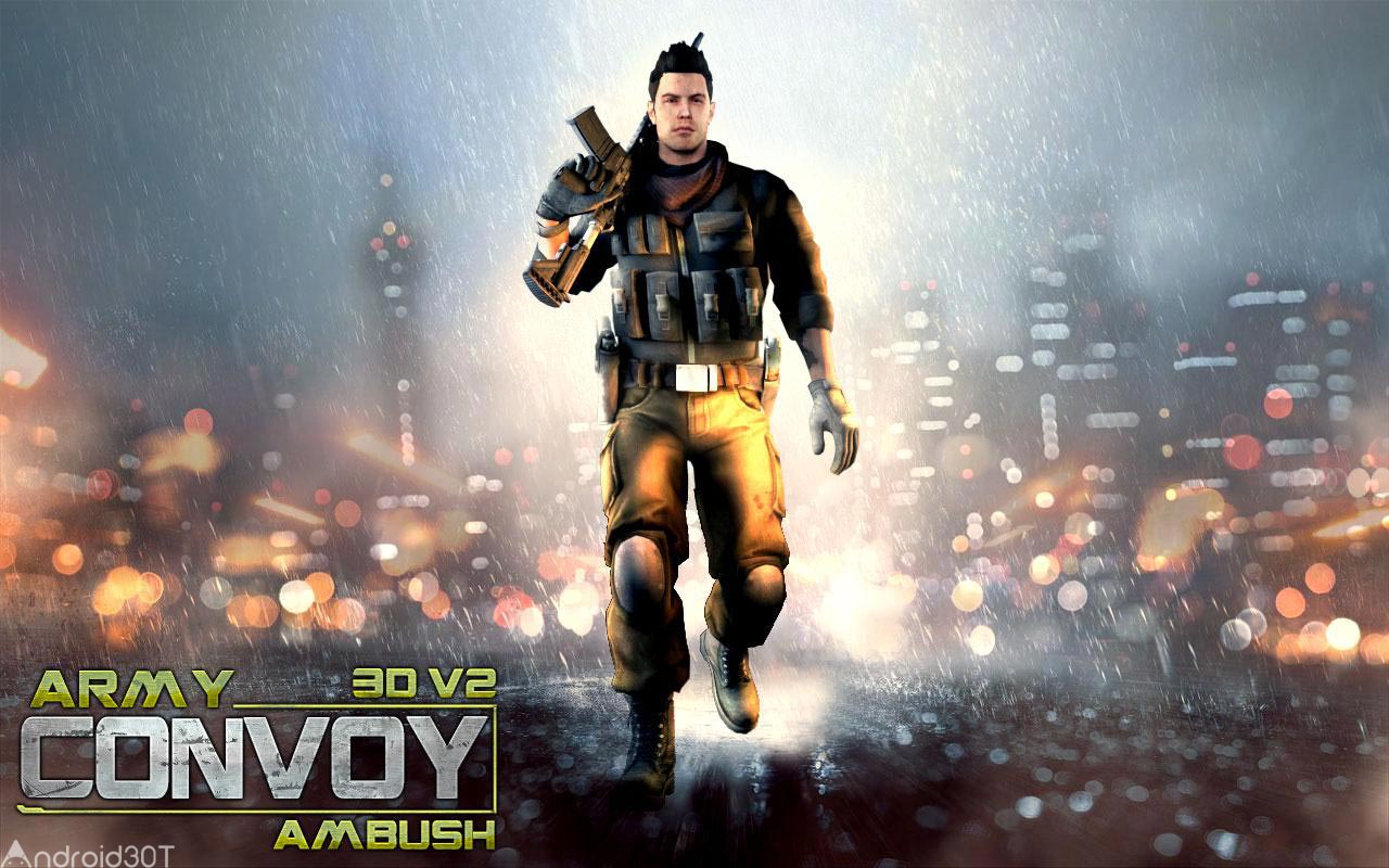 دانلود ARMY CONVOY AMBUSH 3D v2 1.0 – بازی اکشن کمین برای تیراندازی 2 اندروید