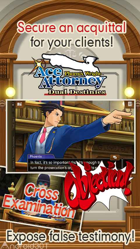 دانلود Ace Attorney: Dual Destinies Full 1.00.01 – بازی جذاب وکیل مدافع اندروید