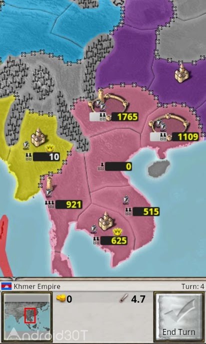 دانلود Age of Conquest: Asia 1.0.21 – بازی استراتژیکی کم حجم اندروید