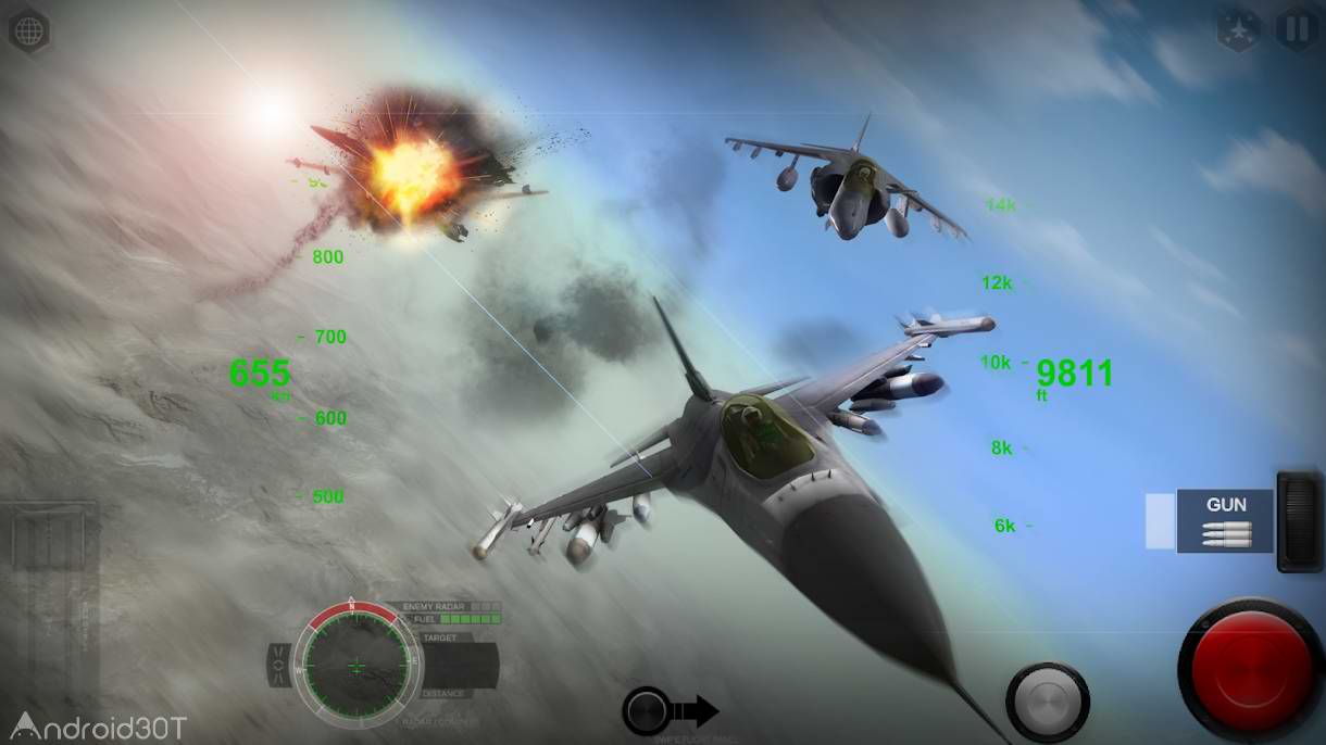 دانلود AirFighters 4.1.5 – بازی جذاب نبرد های هوایی اندروید