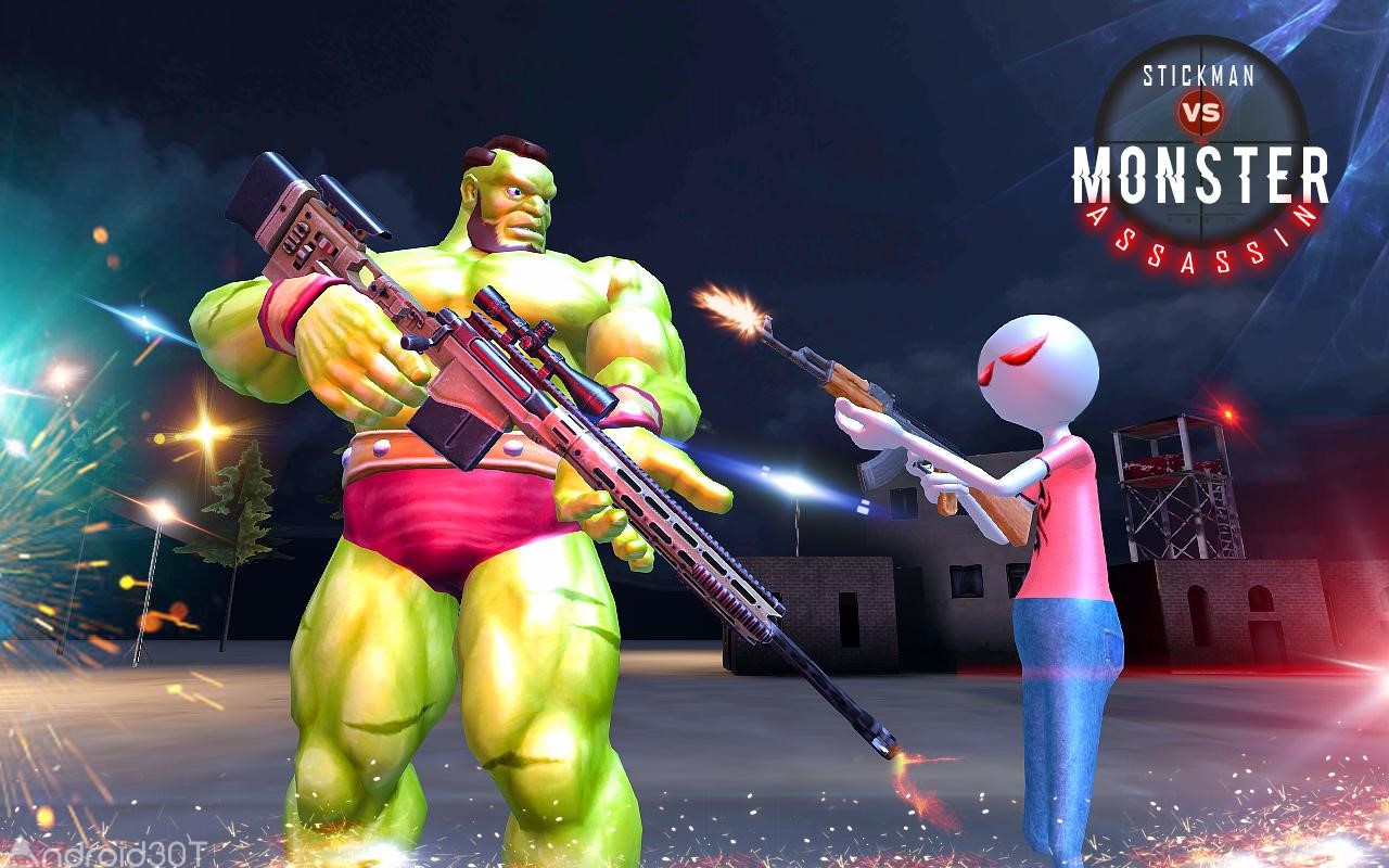 دانلود American Monster vs Stickman Sniper Modern Combat 1.1.2 – بازی اکشن اندروید