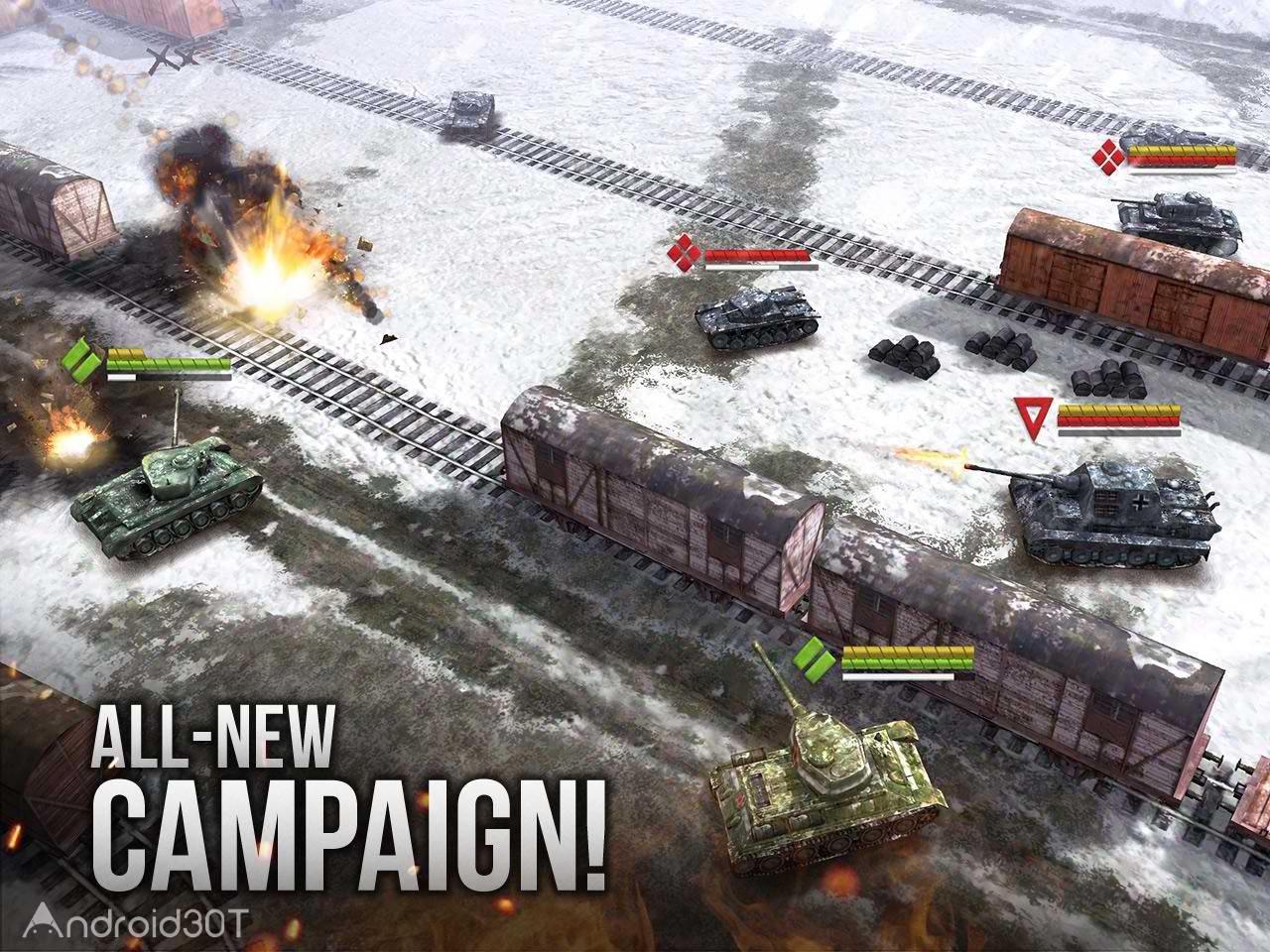 دانلود 1.20.315 Armor Age: Tank Wars – بازی استراتژیکی جنگ تانک ها اندروید