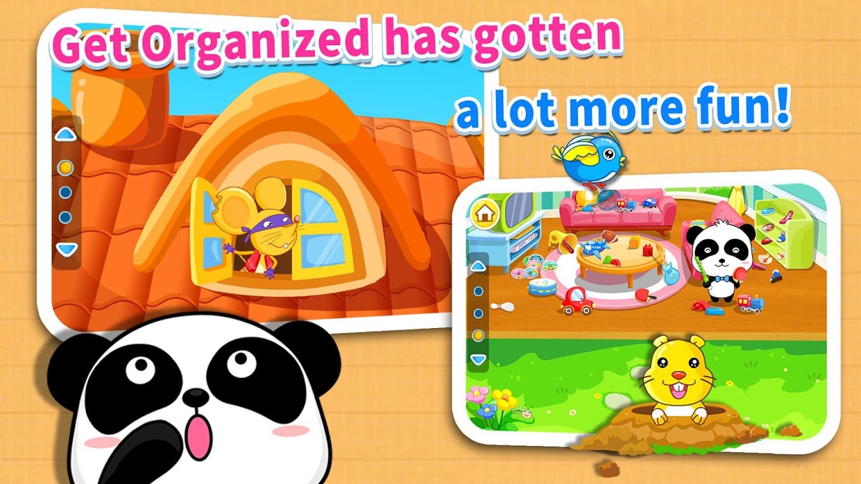 دانلود Baby Panda Gets Organized 8.33.00.01 – بازی آموزشی بچه پاندا برای اندروید