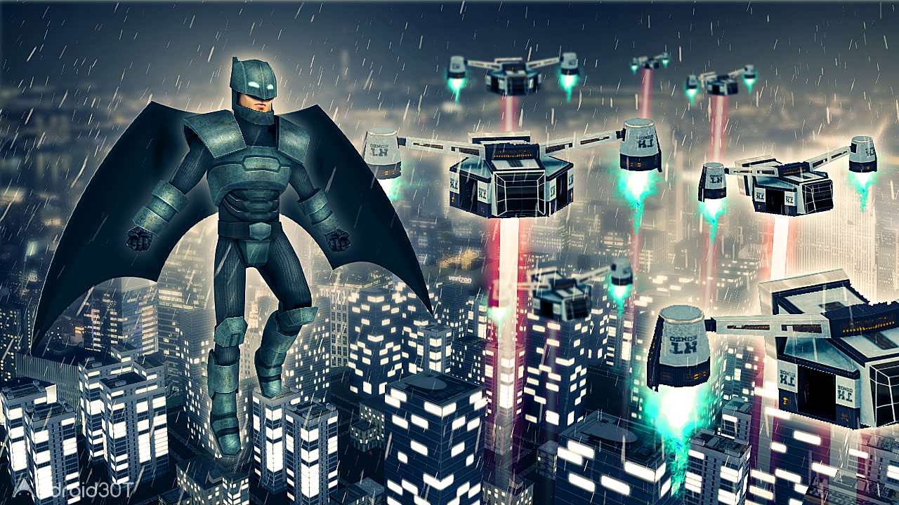 دانلود Bat Superhero Battle Simulator 1.03 – بازی نبرد بتمن ابرقهرمان اندروید