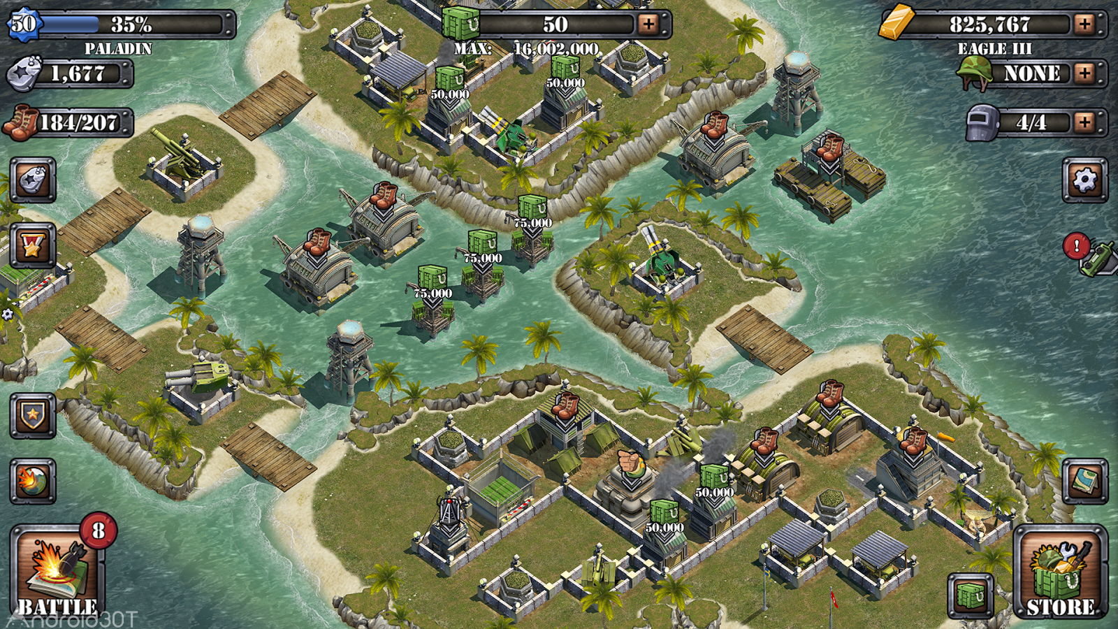 دانلود Battle Islands 5.4 – بازی آنلاین و استراتژیک جزایر جنگی اندروید
