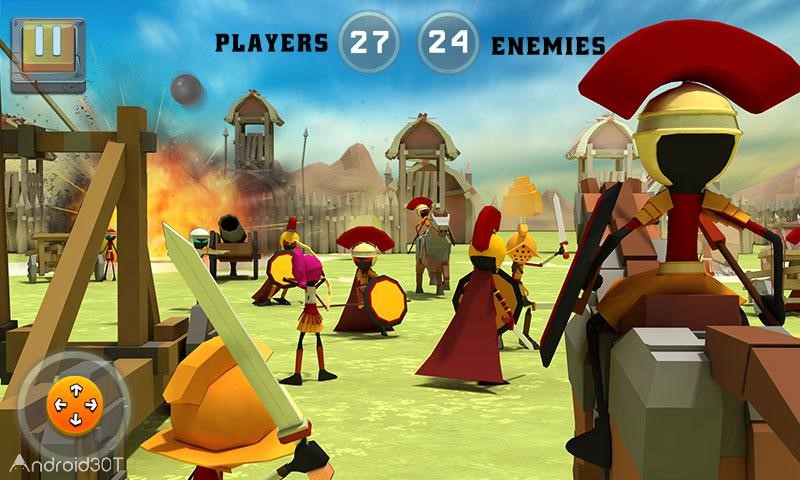 دانلود Battle of Rome : War Simulator 1.8 – بازی اکشن نبرد روم اندروید