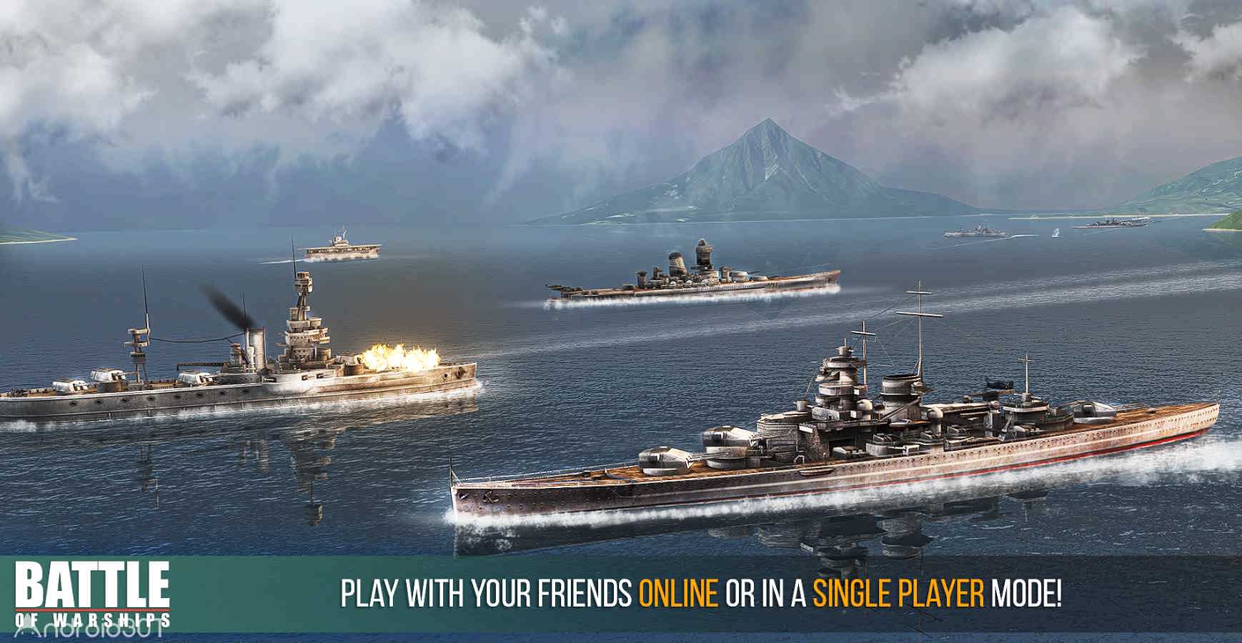دانلود Battle of Warships 1.72.12 – بازی اکشن نبرد رزم ناوها اندروید