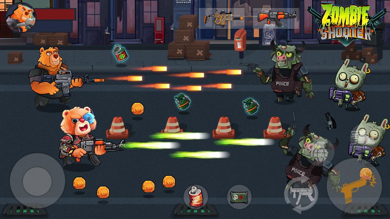 دانلود Bear Gunner : Zombie Shooter 2.1 – بازی اکشن خرس تفنگدار اندروید