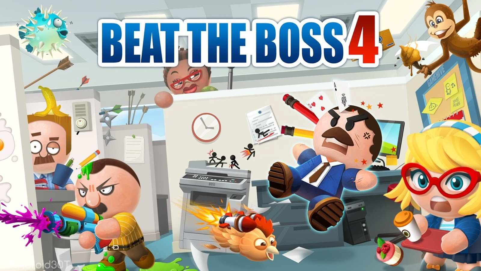 دانلود Beat the Boss 4 1.7.5 – بازی ضرب و شتم رئیس 4 اندروید