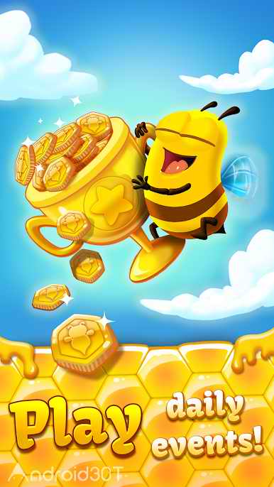 دانلود Bee Brilliant 1.93.3 – بازی پازلی زنبورعسل درخشان اندروید