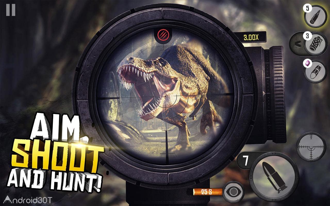 دانلود Best Sniper: Shooting Hunter 3D 1.07.7 – بازی شکارچی دایناسورها اندروید