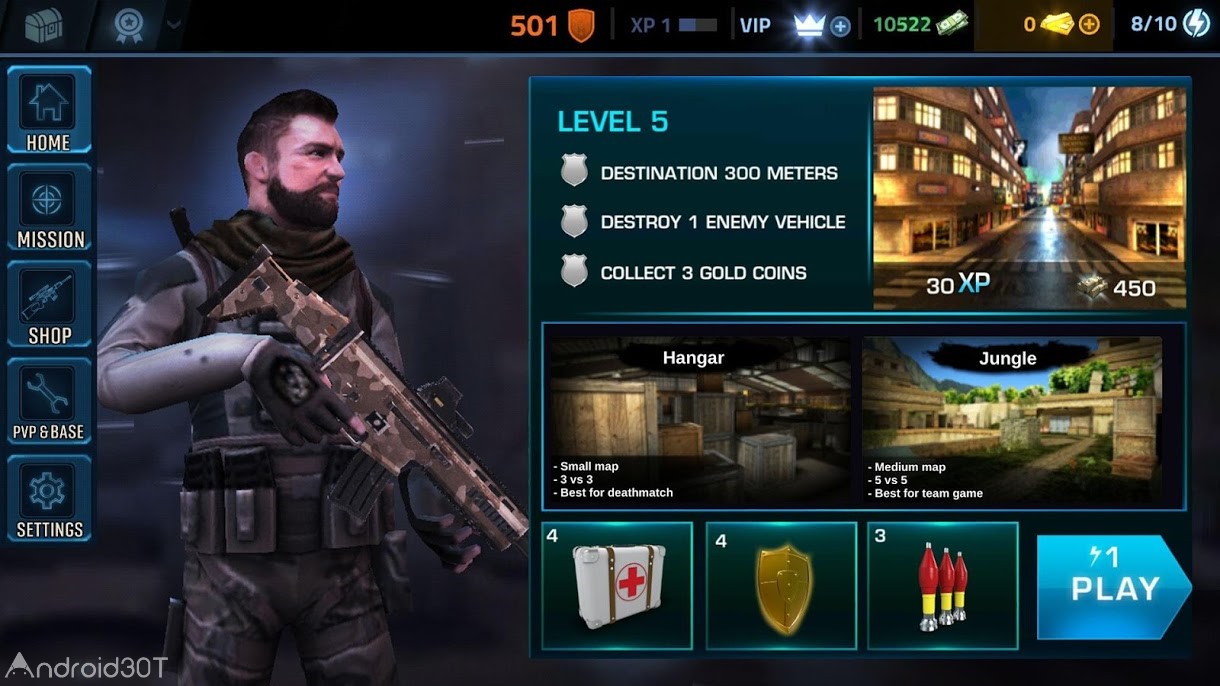 دانلود Black Battlefield Ops: Gunship Sniper 1.1.3 – بازی اکشن تیراندازی اندروید