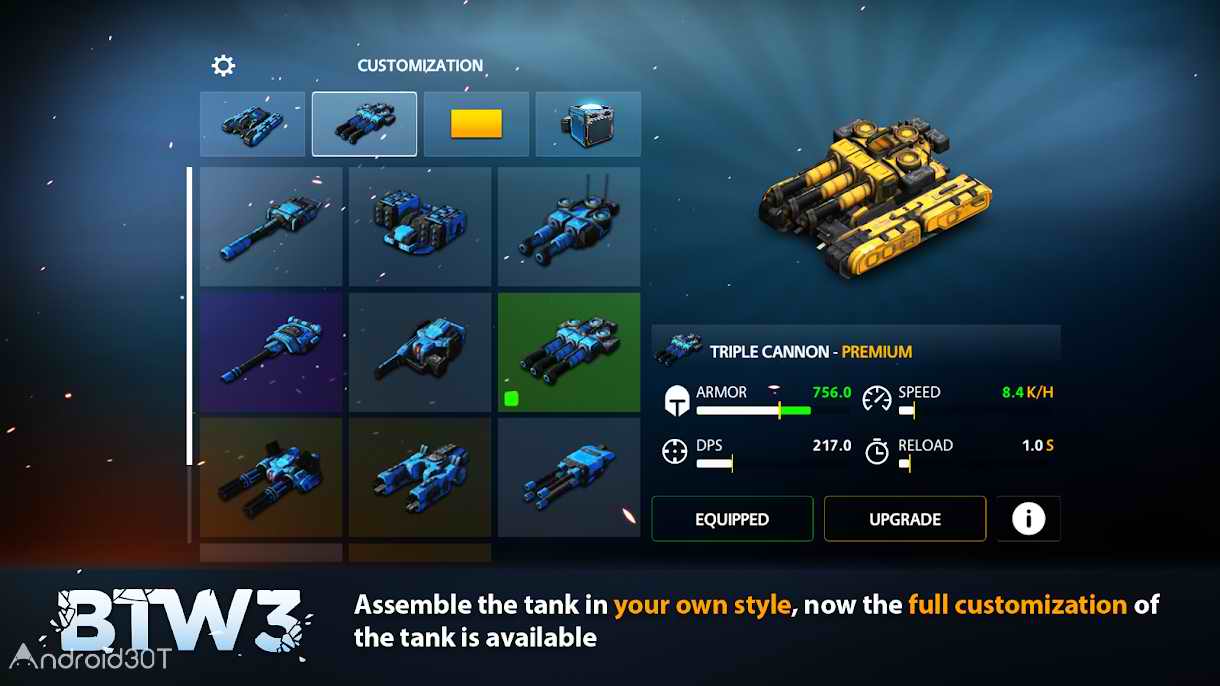 دانلود Block Tank Wars 3 v1.18 – بازی آرکید جنگ تانک ها 3 اندروید