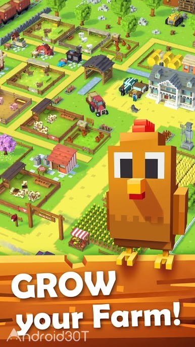 دانلود Blocky Farm 1.2.92 – بازی سرگرم کننده مزرعه داری اندروید