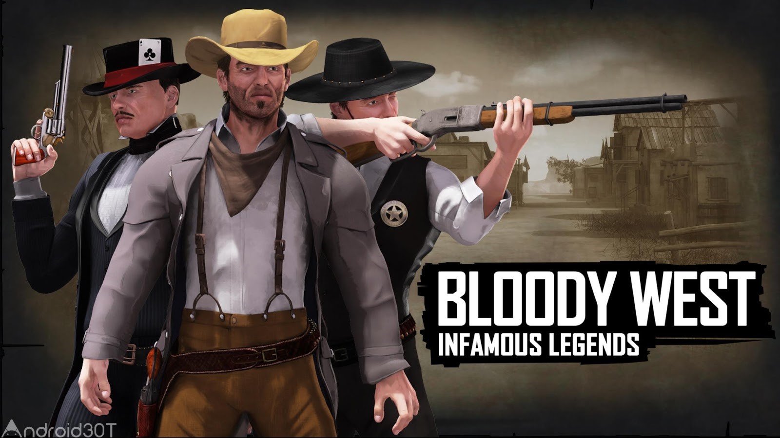 دانلود Bloody West: Infamous Legends 1.1.11 – بازی غرب خونین: افسانه ننگین اندروید
