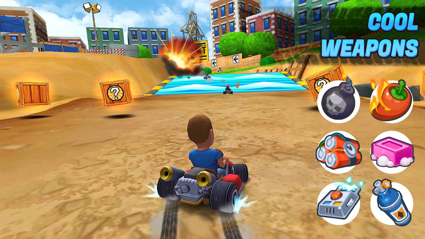 دانلود Boom Karts – Multiplayer Kart Racing 1.22.0 – بازی مسابقه ای اندروید