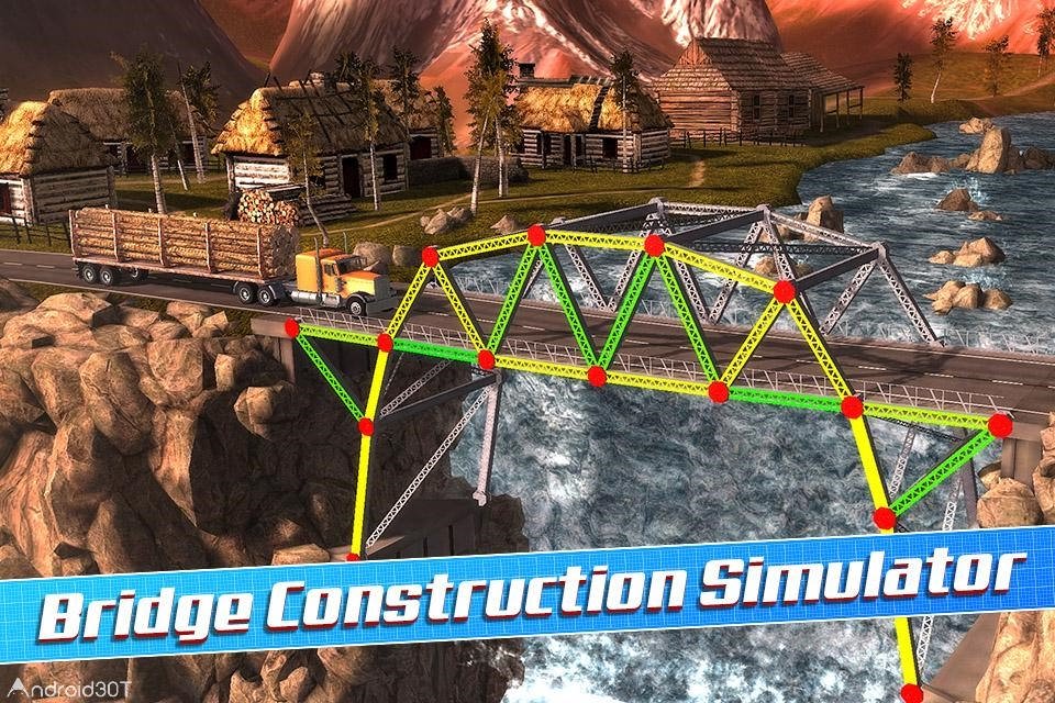 دانلود Bridge Construction Simulator 1.2.7 – بازی ساخت و ساز پل اندروید