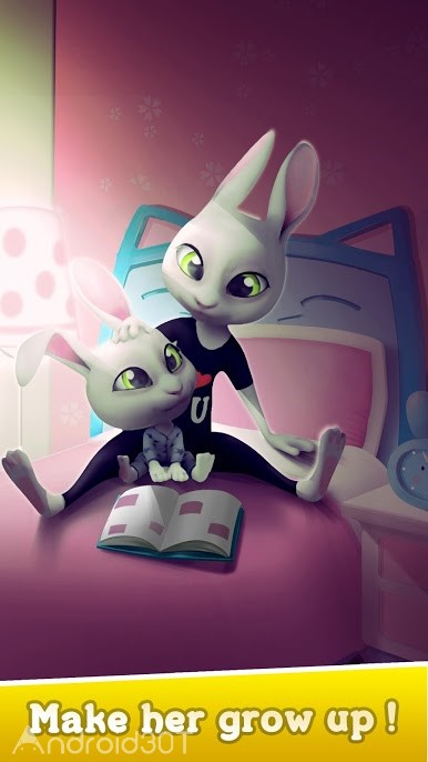 دانلود Bu the Baby Bunny – Cute pet care game 1.03 – بازی مراقبت از حیوان خانگی اندروید