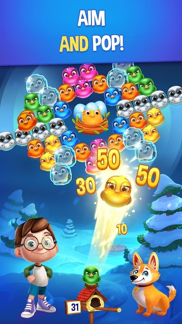 دانلود Bubble Birds V 1.9.8 – بازی پازلی پرندگان حبابی رنگارنگ اندروید