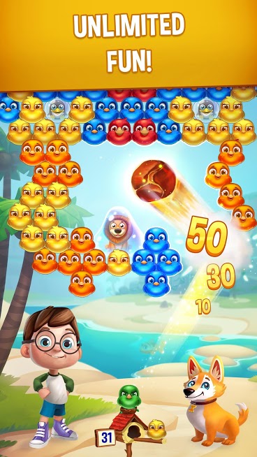 دانلود Bubble Birds V 1.9.8 – بازی پازلی پرندگان حبابی رنگارنگ اندروید