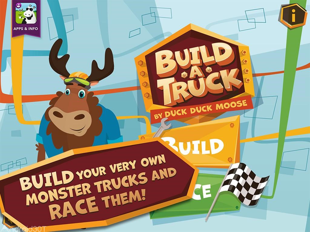 دانلود Build A Truck -Duck Duck Moose 1.2 – بازی ساخت کامیون اندروید