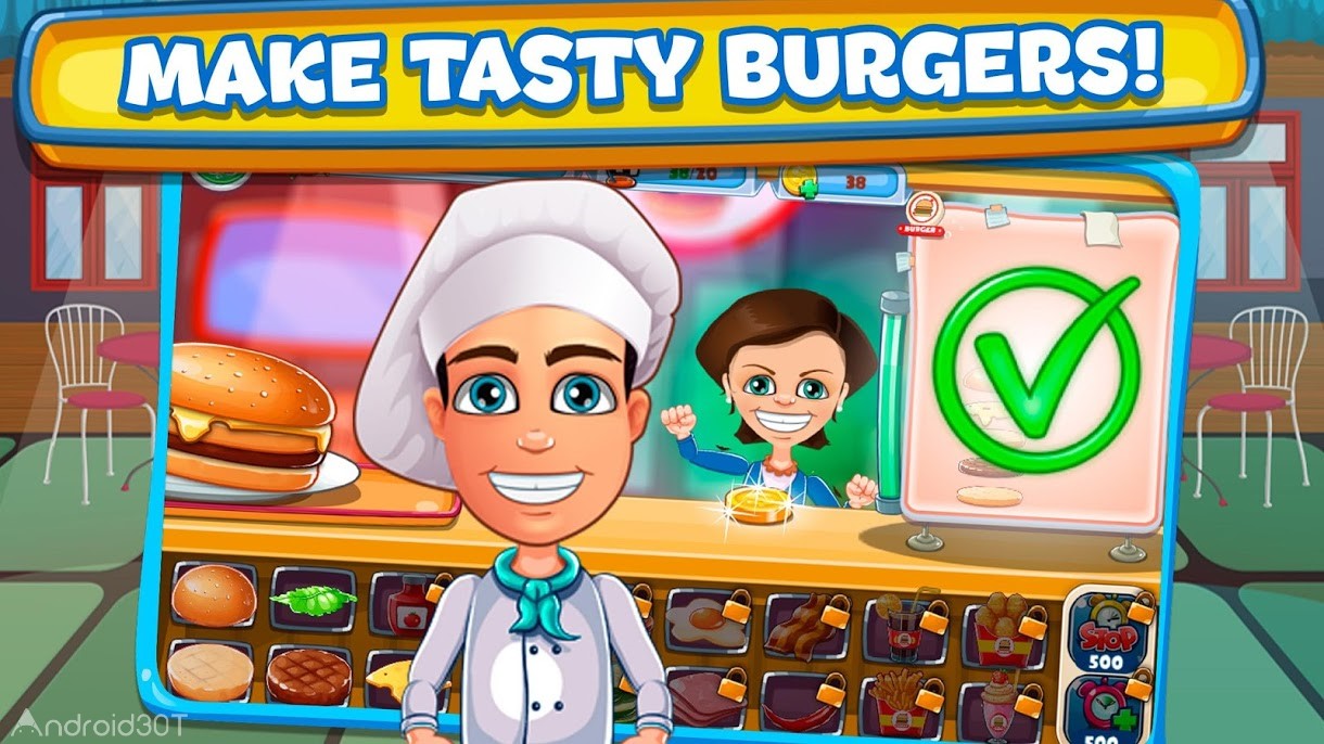 دانلود Burger And Lettuce – Impossible Restaurant King 1.3 – بازی رستوران داری اندروید
