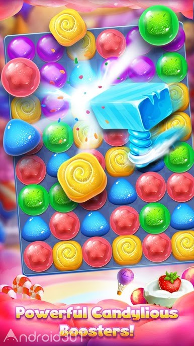 دانلود Candy Charming -Match 3 Games 22.6.3051 – بازی پازلی آب نبات های رنگی اندروید