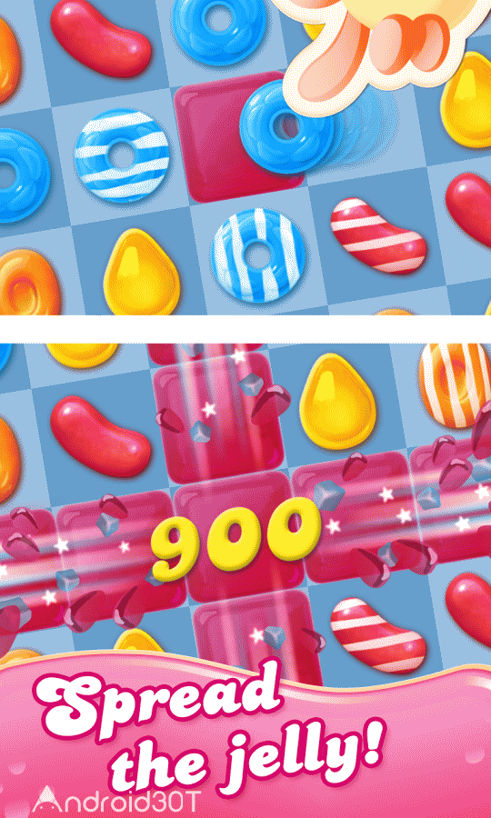 دانلود Candy Crush Jelly Saga 2.97.3 – بازی کندی کراش جلی ساگا اندروید