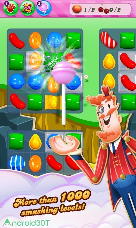 دانلود بازی کندی کراش جدید Candy Crush Saga 1.219.0.6 اندروید