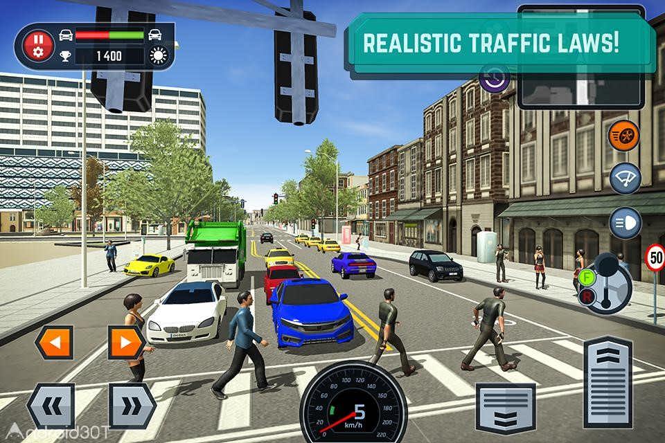 دانلود Car Driving School Simulator 3.13.2 – بازی شبیه سازی مدرسه رانندگی اندروید