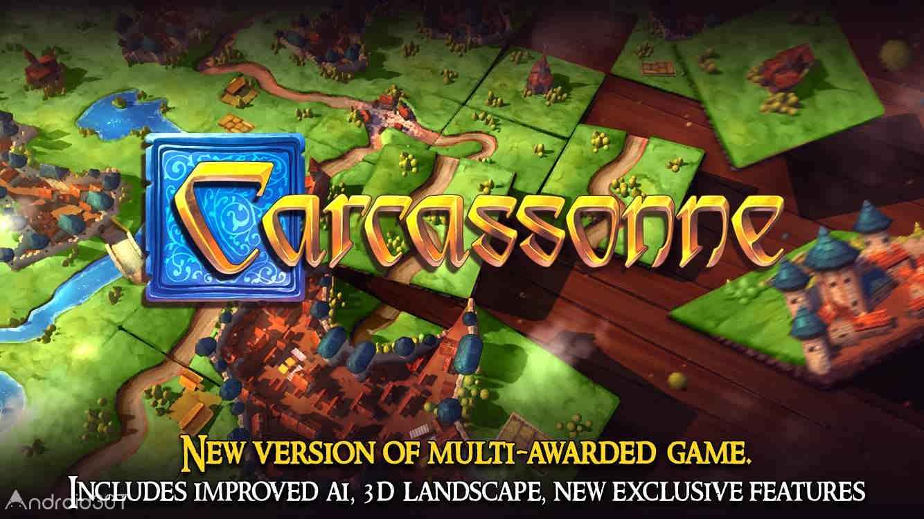 دانلود Carcassonne: Tiles & Tactics – Official Board Game 1.9 – بازی تخته ای کارکاسونه اندروید