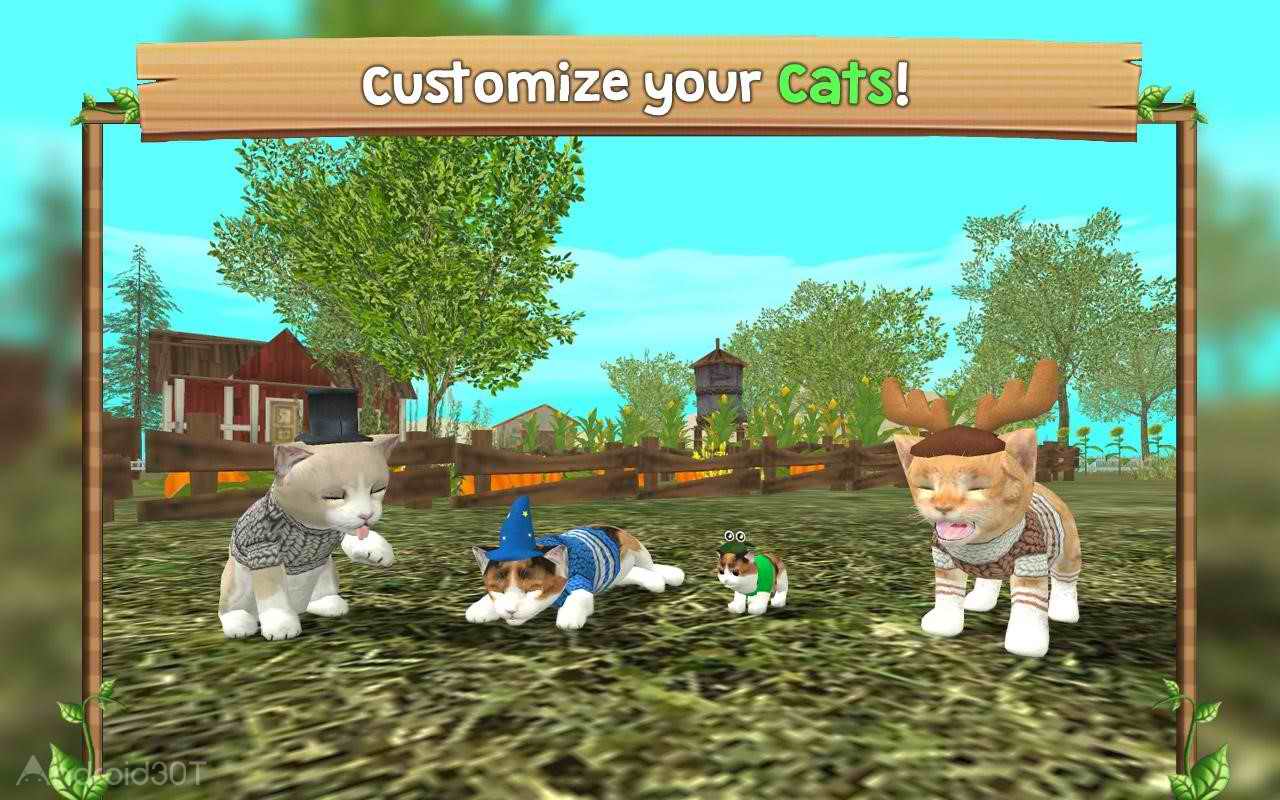 دانلود Cat Sim Online: Play with Cats 205 – بازی شبیه سازی زندگی گربه ها اندروید