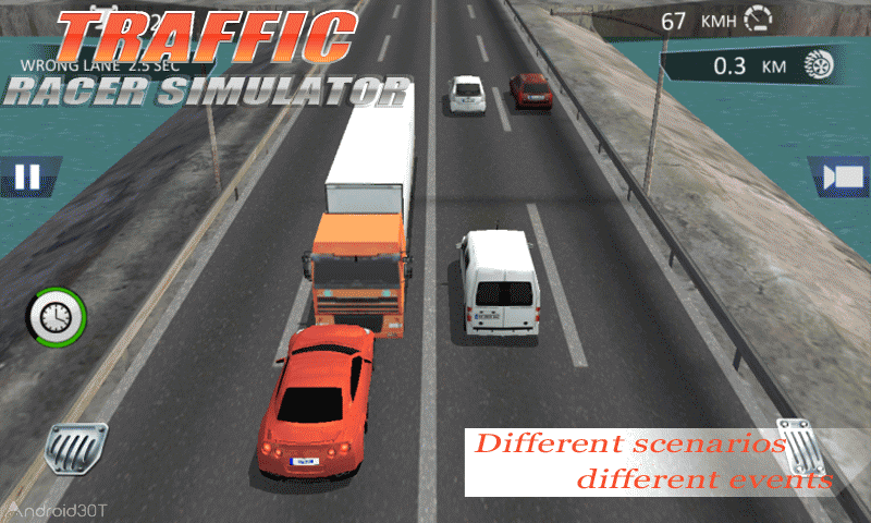 City Traffic Racer Dash 1.1 – بازی رانندگی در ترافیک اندروید + مود