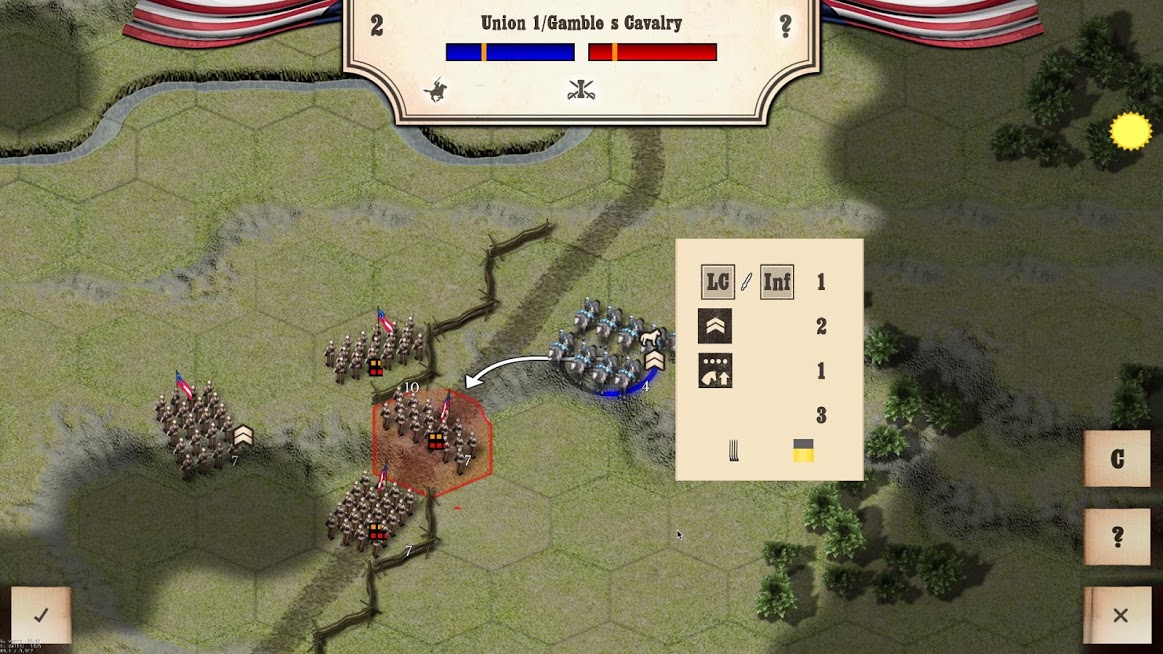 دانلود Civil War: Gettysburg 2.4.0- بازی استراتژیک جنگ داخلی اندروید