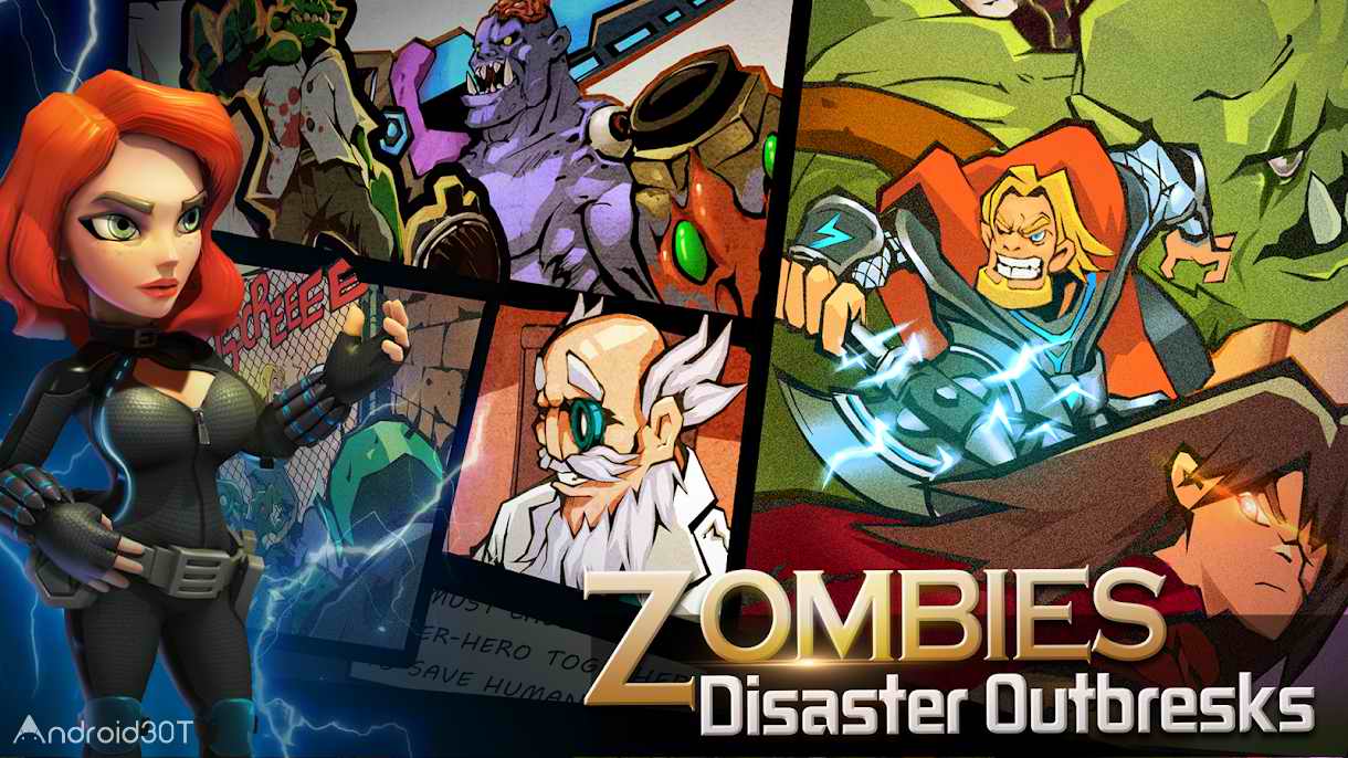 دانلود Clash of Zombies 2：Heroes Game 1.0.1 – بازی استراتژی کلش آف زامبی اندروید