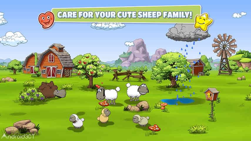 دانلود Clouds & Sheep 2 v1.4.4 – بازی پرطرفدار ابرها و گوسفندان 2 اندروید