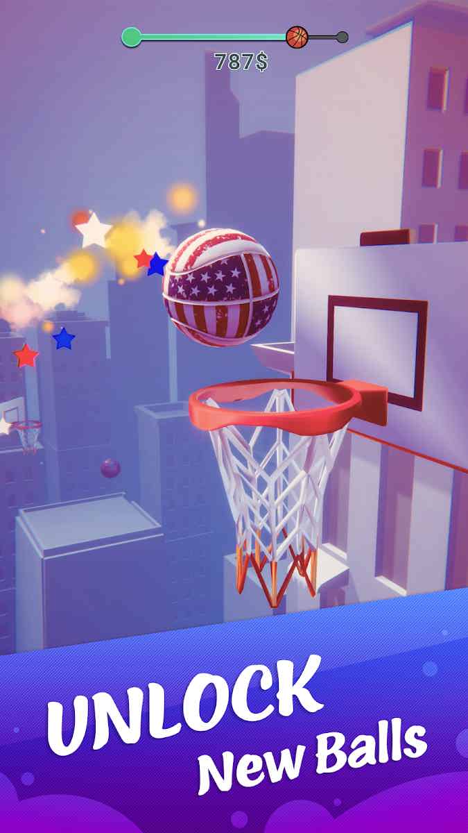 دانلود Color Dunk 3D v1.2.14 – بازی ورزشی بسکتبال برای اندروید