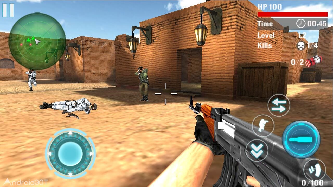 دانلود Counter Terrorist Attack Death 1.0.4 – بازی تیراندازی با تفنگ دوربین دار اندروید