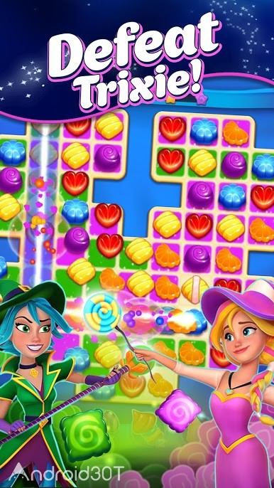 دانلود Crafty Candy – Match 3 Adventure 2.18.0 – بازی حذف آب نبات ها اندروید