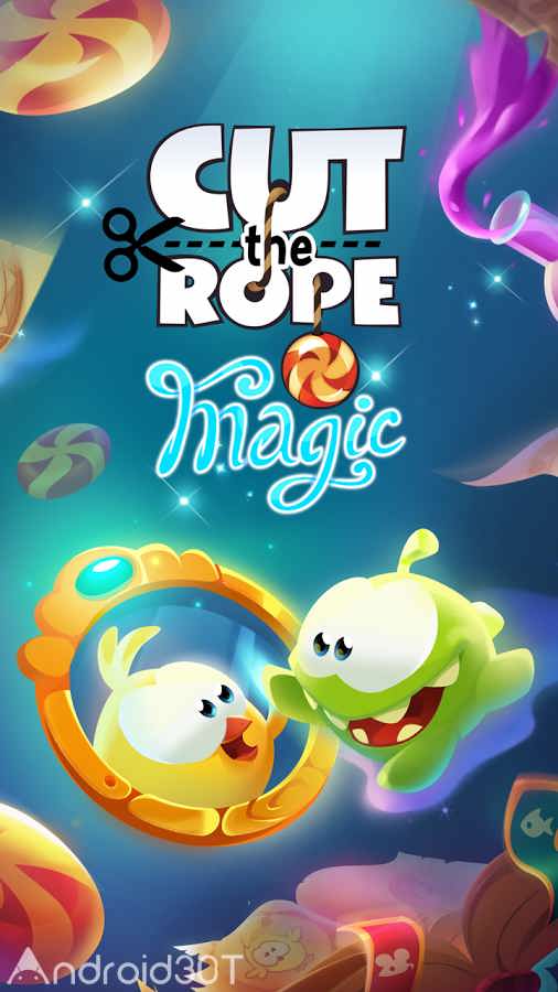 دانلود Cut the Rope: Magic 1.22.0 – بازی پازلی طناب را ببر جادویی اندروید