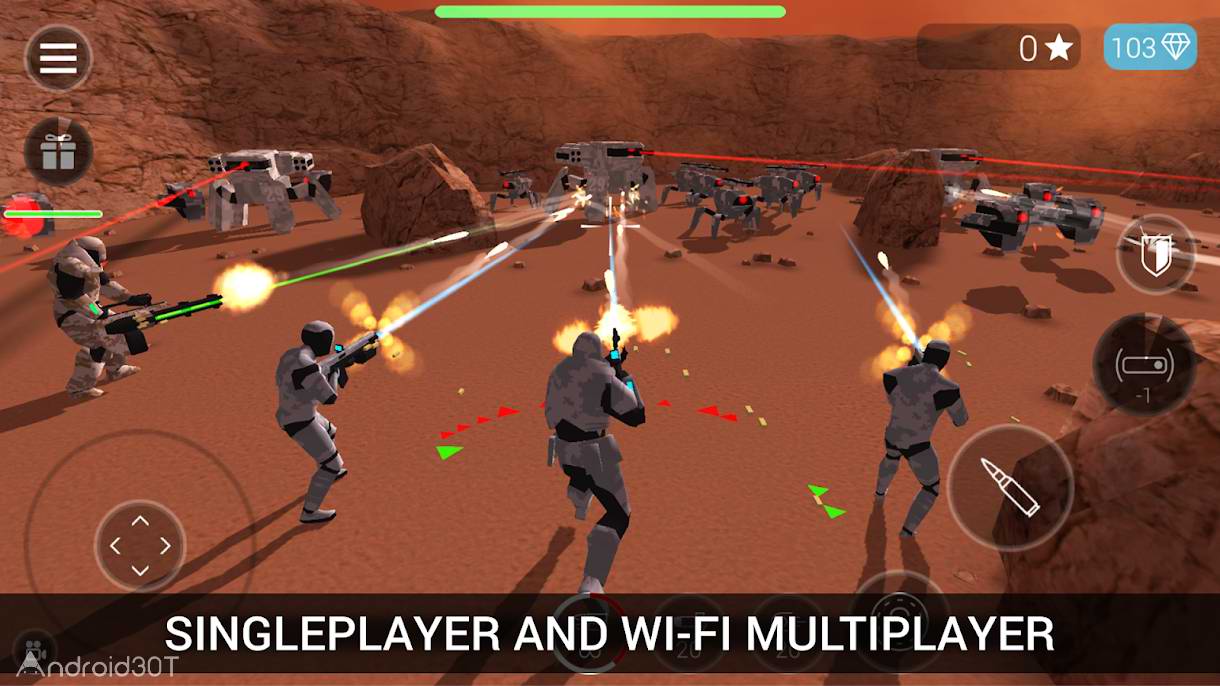 دانلود CyberSphere: Sci-fi Shooter 2.10 – بازی اکشن تیراندازی فضایی اندروید
