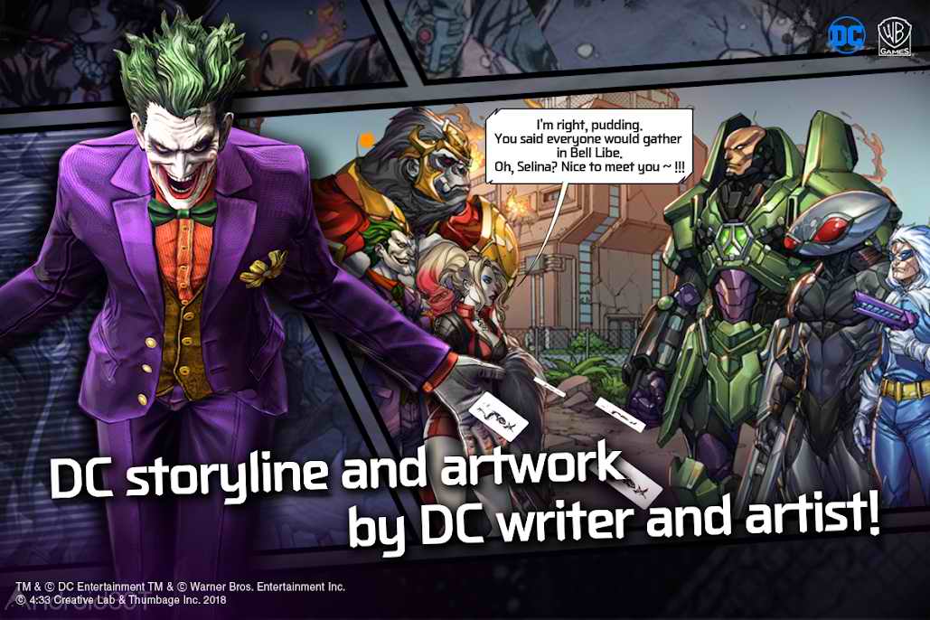 دانلود DC UNCHAINED 1.2.9 – بازی اکشن قهرمانان دی سی اندروید