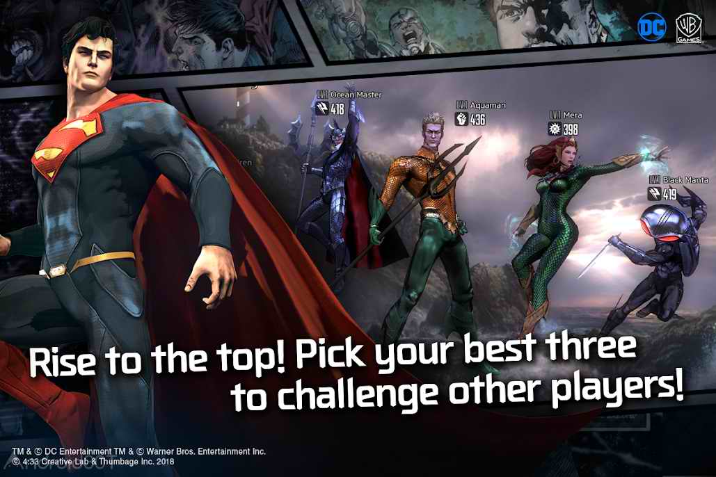 دانلود DC UNCHAINED 1.2.9 – بازی اکشن قهرمانان دی سی اندروید