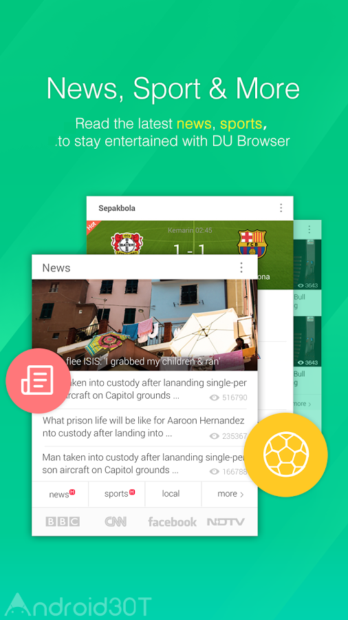 DU Browser 6.3.0.1 – مرورگر کم نظیر و فانتزی اندروید