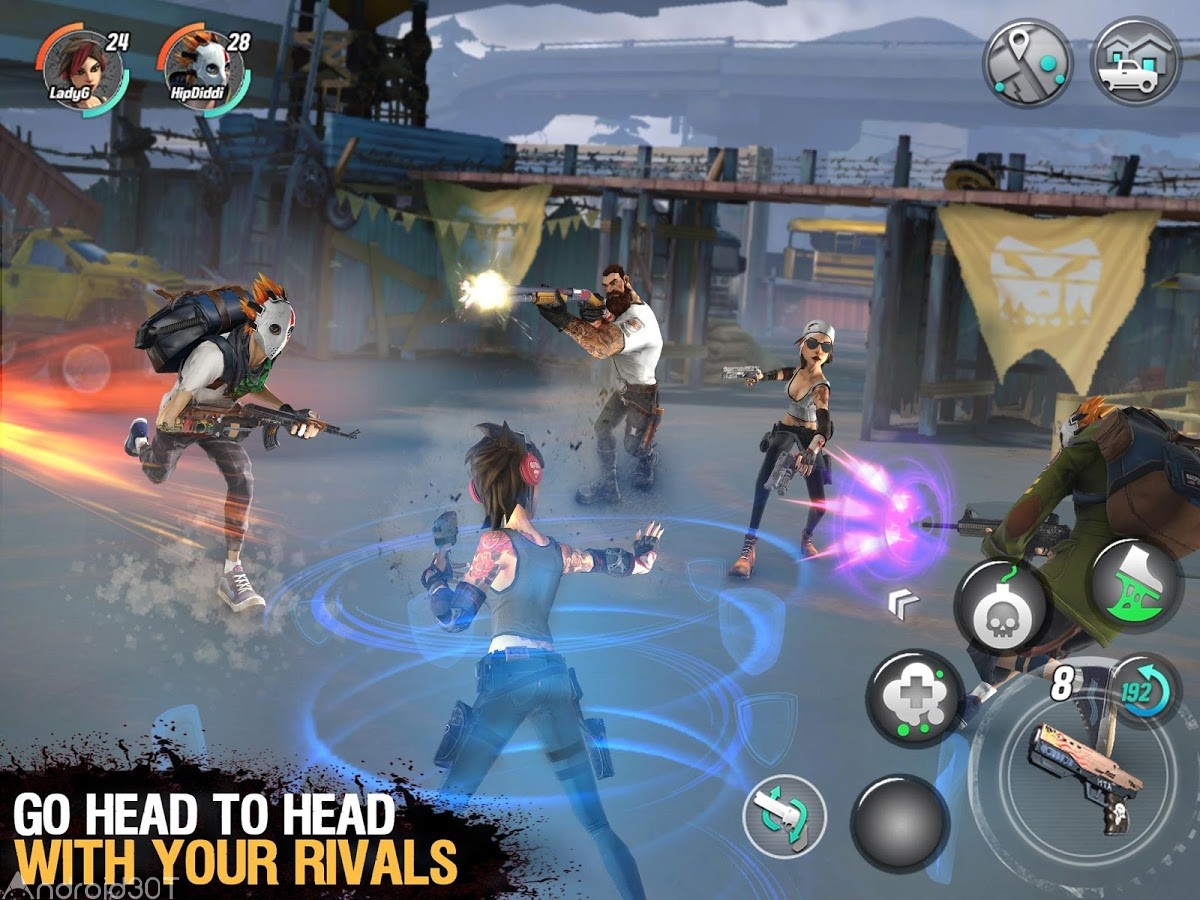 دانلود Dead Rivals – Zombie MMO 1.1.0e – بازی نقش آفرینی رقیبان مرده اندروید
