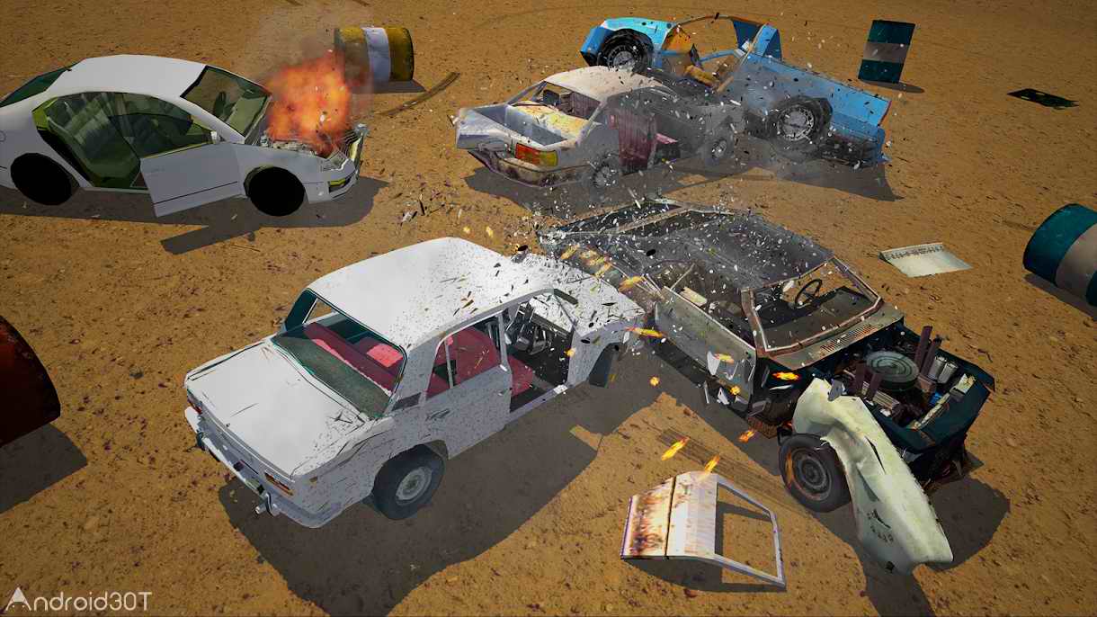 دانلود Derby Destruction Simulator 3.0.7.1 – بازی مسابقه ای تخریب ماشین ها اندروید