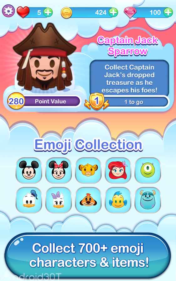 دانلود Disney Emoji Blitz 52.1.0 – بازی پازلی شکلک های دیزنی اندروید