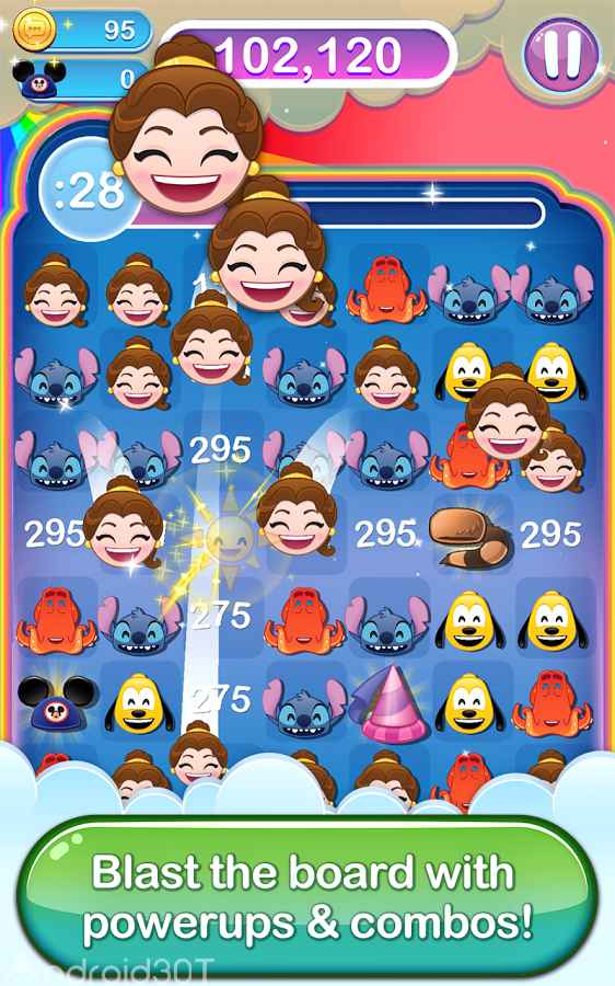 دانلود Disney Emoji Blitz 48.2.0 – بازی پازلی شکلک های دیزنی اندروید