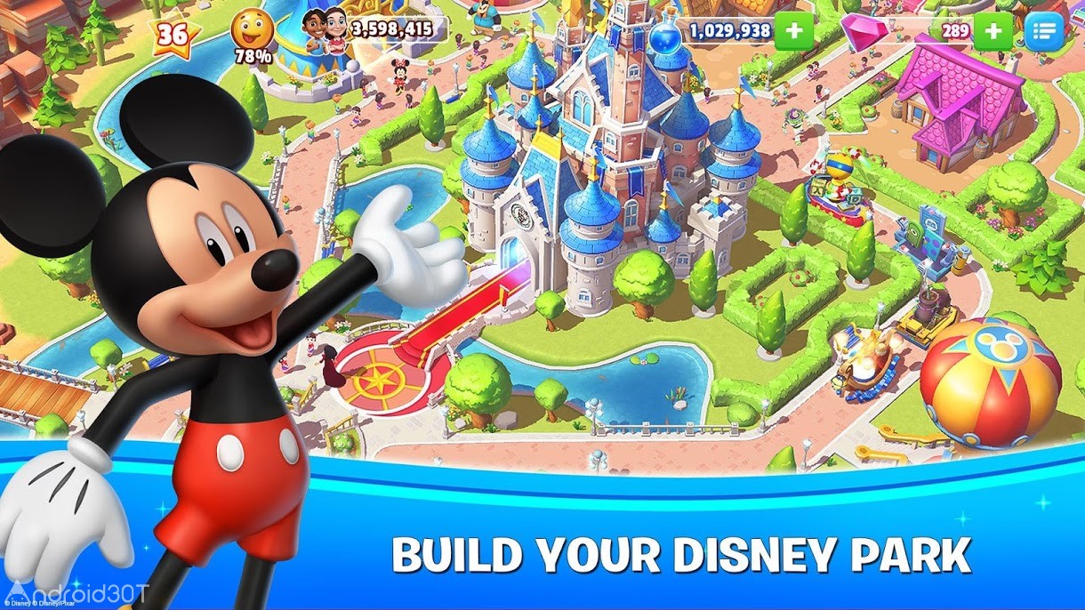 دانلود Disney Magic Kingdoms 5.1.2b – بازی پادشاهی جادویی دیزنی اندروید