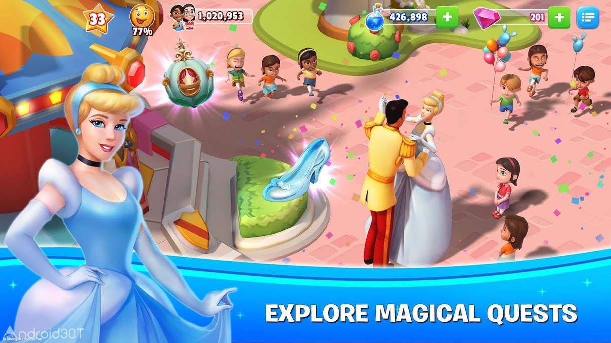 دانلود Disney Magic Kingdoms 5.1.2b – بازی پادشاهی جادویی دیزنی اندروید
